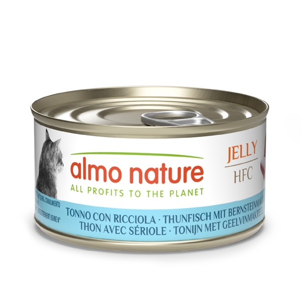 ALMO NATURE HFC JELLY TONNO CON RICCIOLA  ADULT CAT