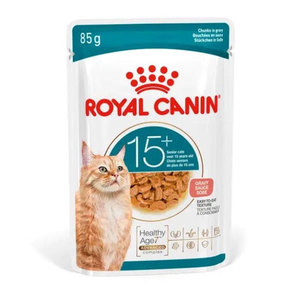 ROYAL CANIN CAT AGEING 15 + GRAVY IN SALSA