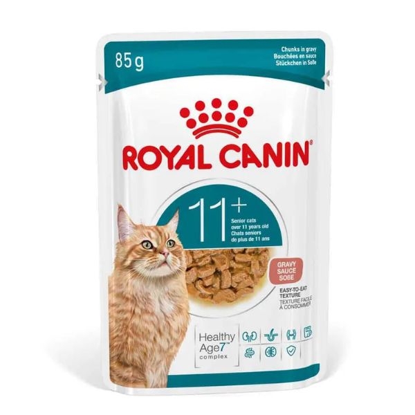 ROYAL CANIN CAT AGEING 11 + GRAVY IN SALSA
