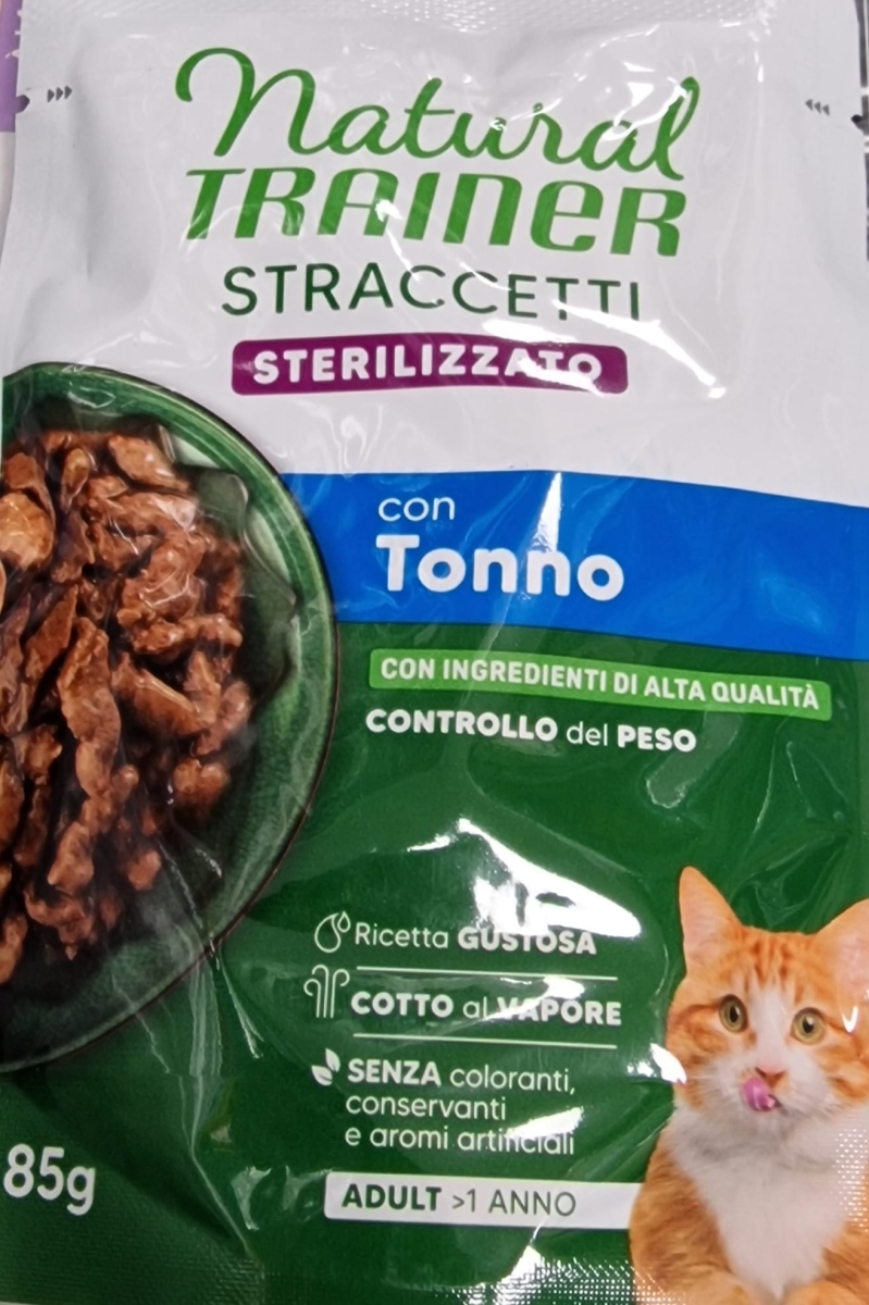 NATURAL TRAINER STRACCETTI STERILIZZATO CON TONNO