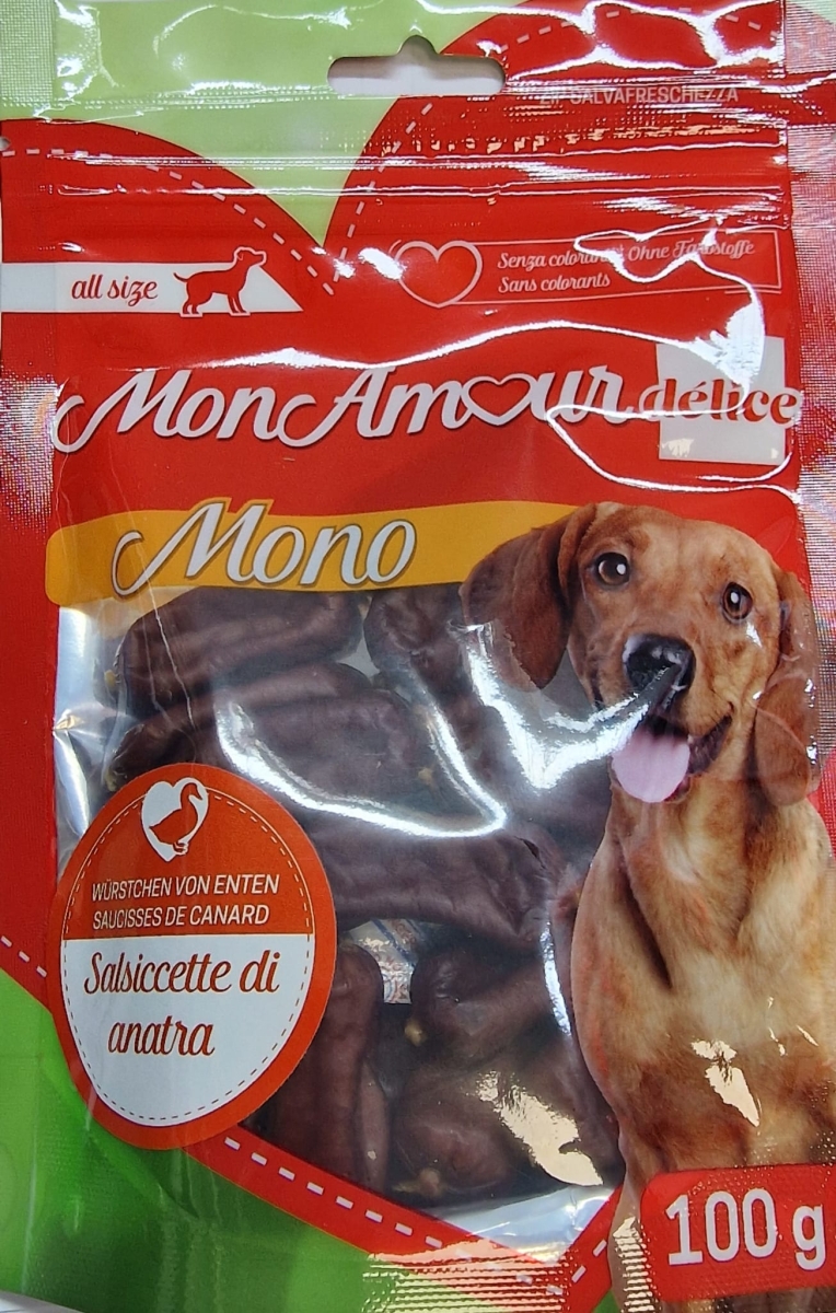 MON AMOUR DELICE MONO SALSICETTE DI ANATRA