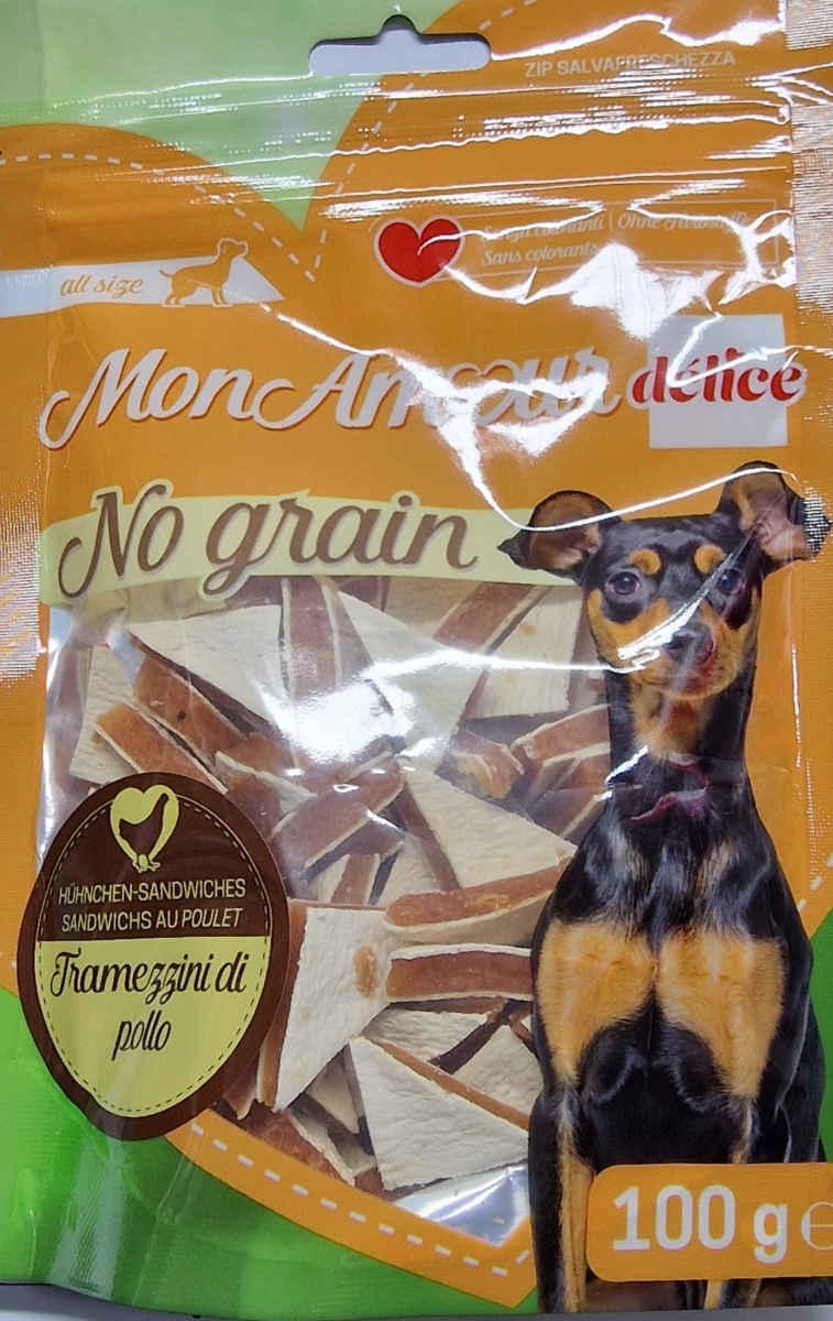 MON AMOUR DELICE NO GRAIN TRAMEZZINI DI POLLO