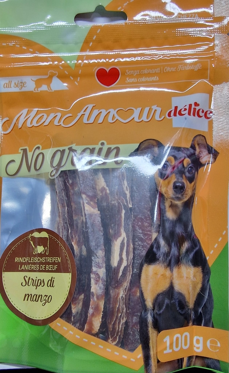 MON AMOUR DELICE NO GRAIN STRIPS DI MANZO