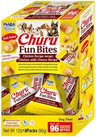 CHURU FUN BITES CANE INVOLTINI DI POLLO RIPIENI POLLO E FORMAGGIO