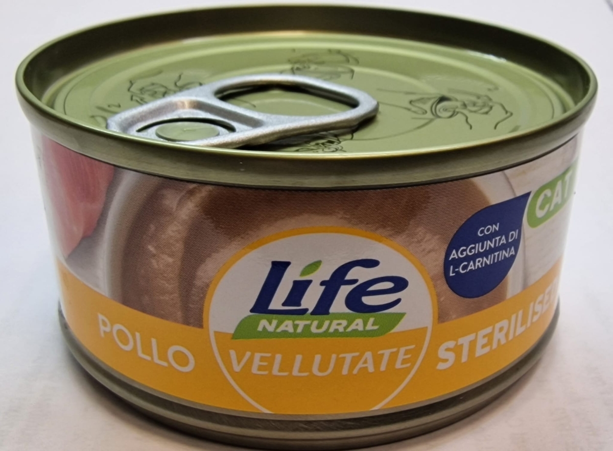 LIFE NATURAL VELLUTATE STERILISED POLLO