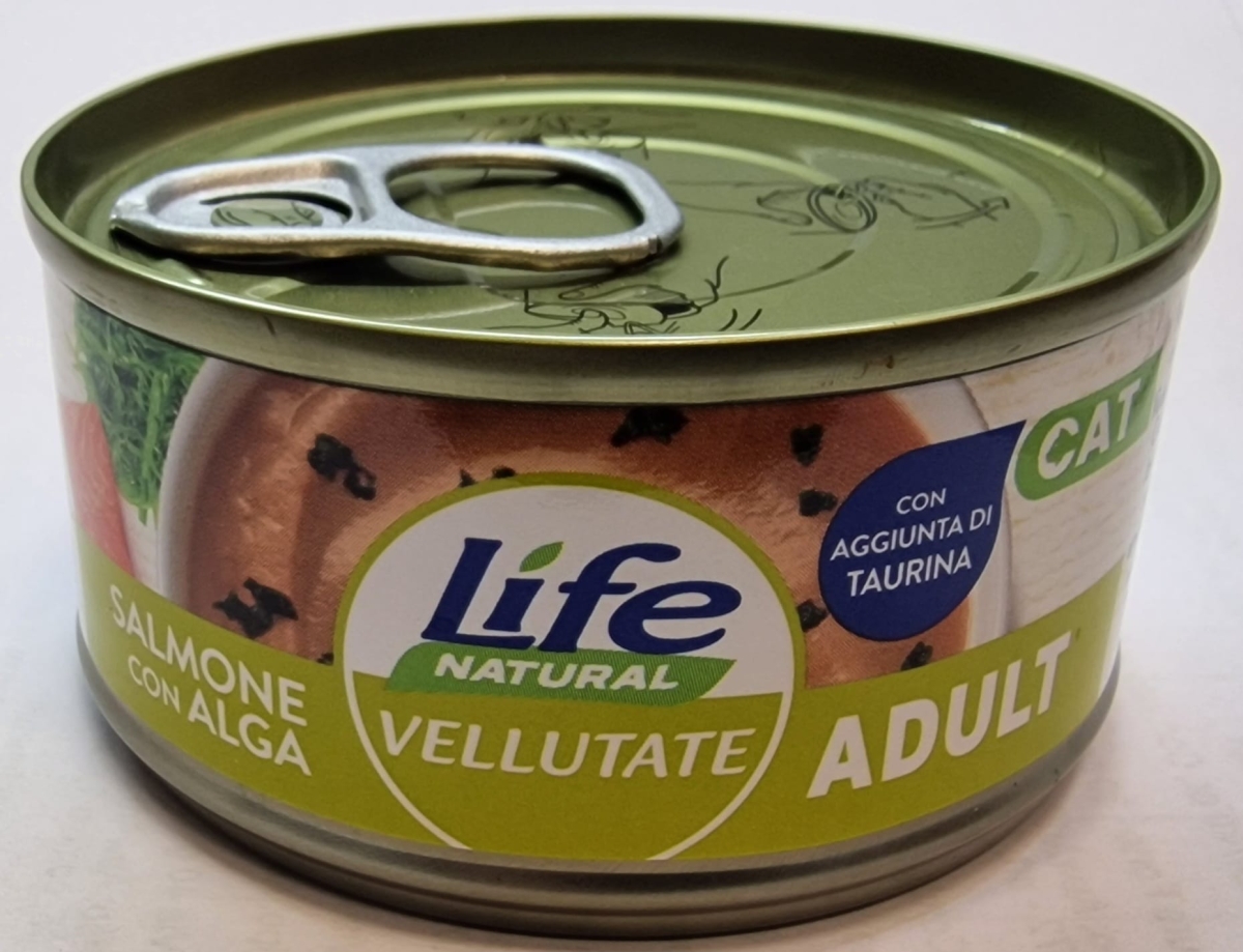 LIFE NATURAL VELLUTATE ADULT SALMONE CON ALGA MARINA