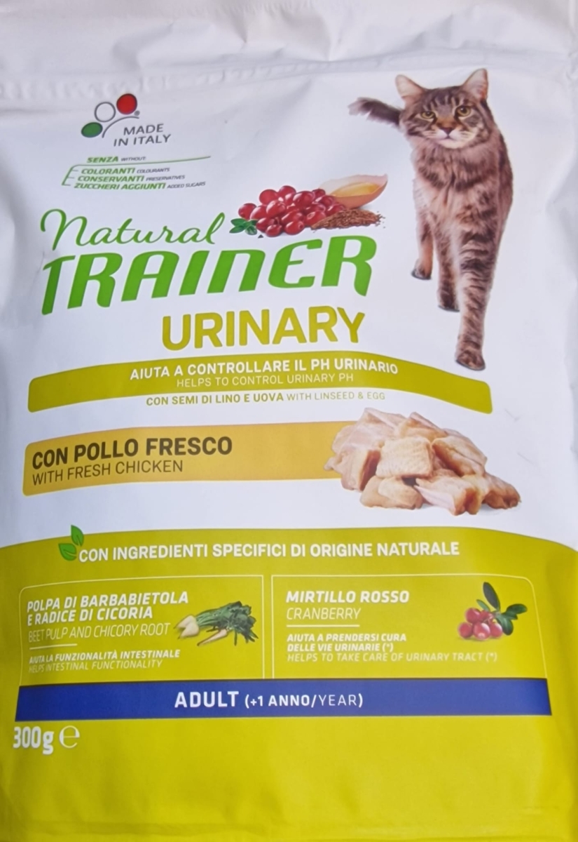 NATURAL TRAINER CAT URINARY ADULT CON POLLO FRESCO