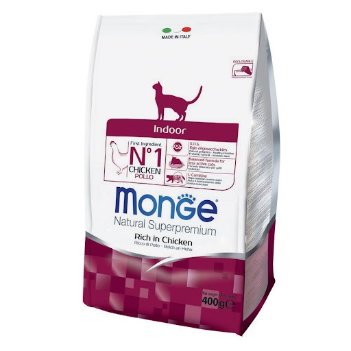 MONGE NATURAL SUPERPREMIUM INDOOR RICCO DI POLLO
