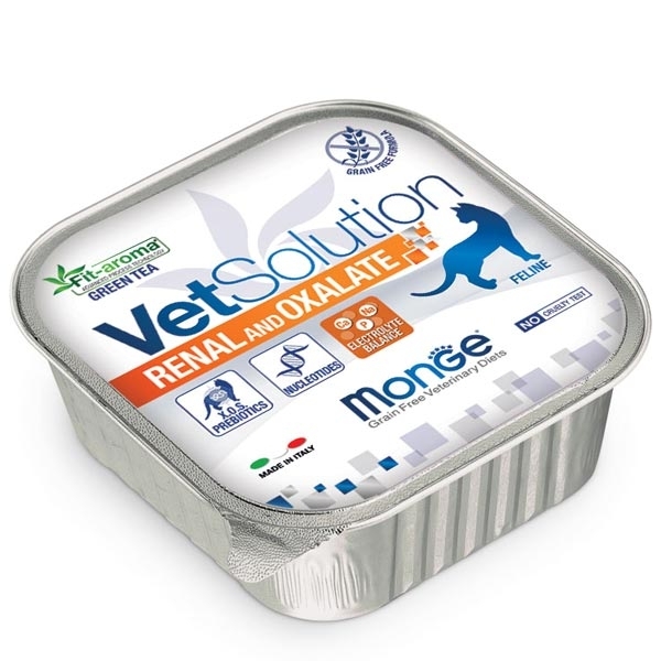 MONGE VETSOLUTION RENAL AND OXALATE CAT
