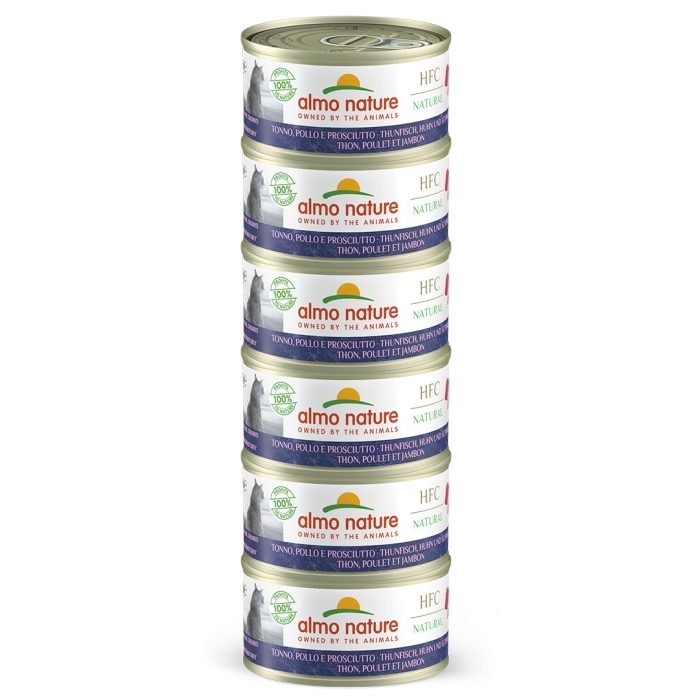 ALMO NATURE HFC MEGAPACK TONNO/POLLO E PROSCIUTTO