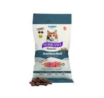 SERRANO SNACKS ANTI HAIRBALL SALMONE E TONNO