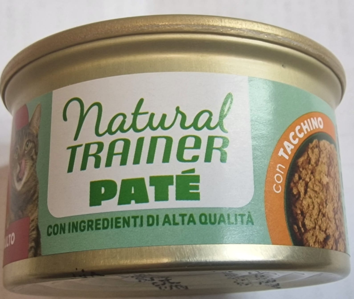 NATURAL TRAINER PATE' ADULT CON TACCHINO