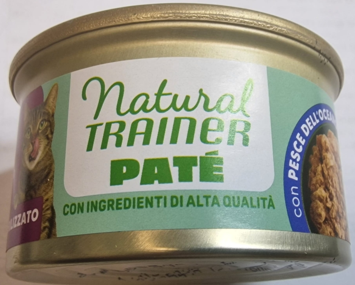 NATURAL TRAINER PATE' ADULT STERILIZZATO CON PESCE DELL' OCEANO