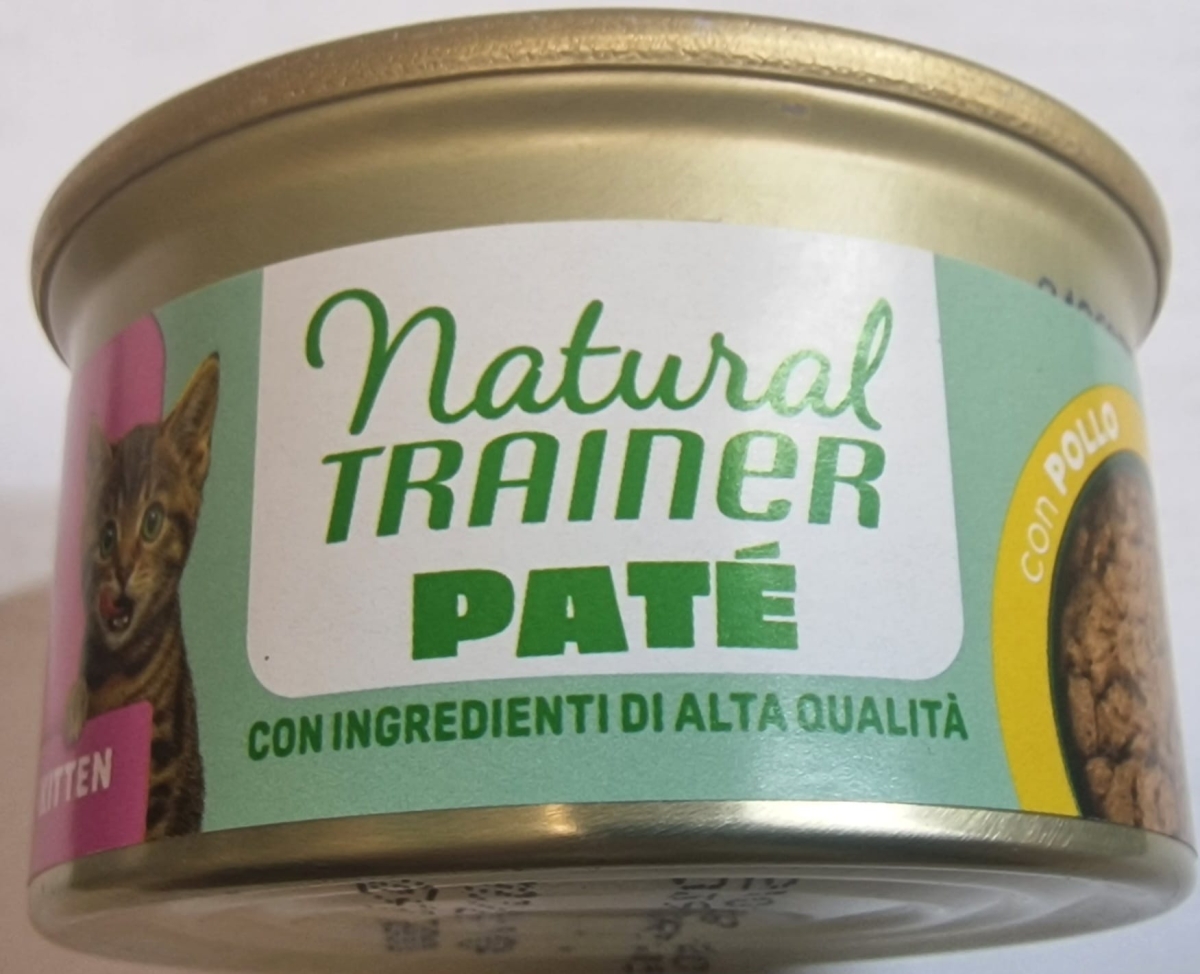 NATURAL TRAINER PATE' KITTEN CON POLLO
