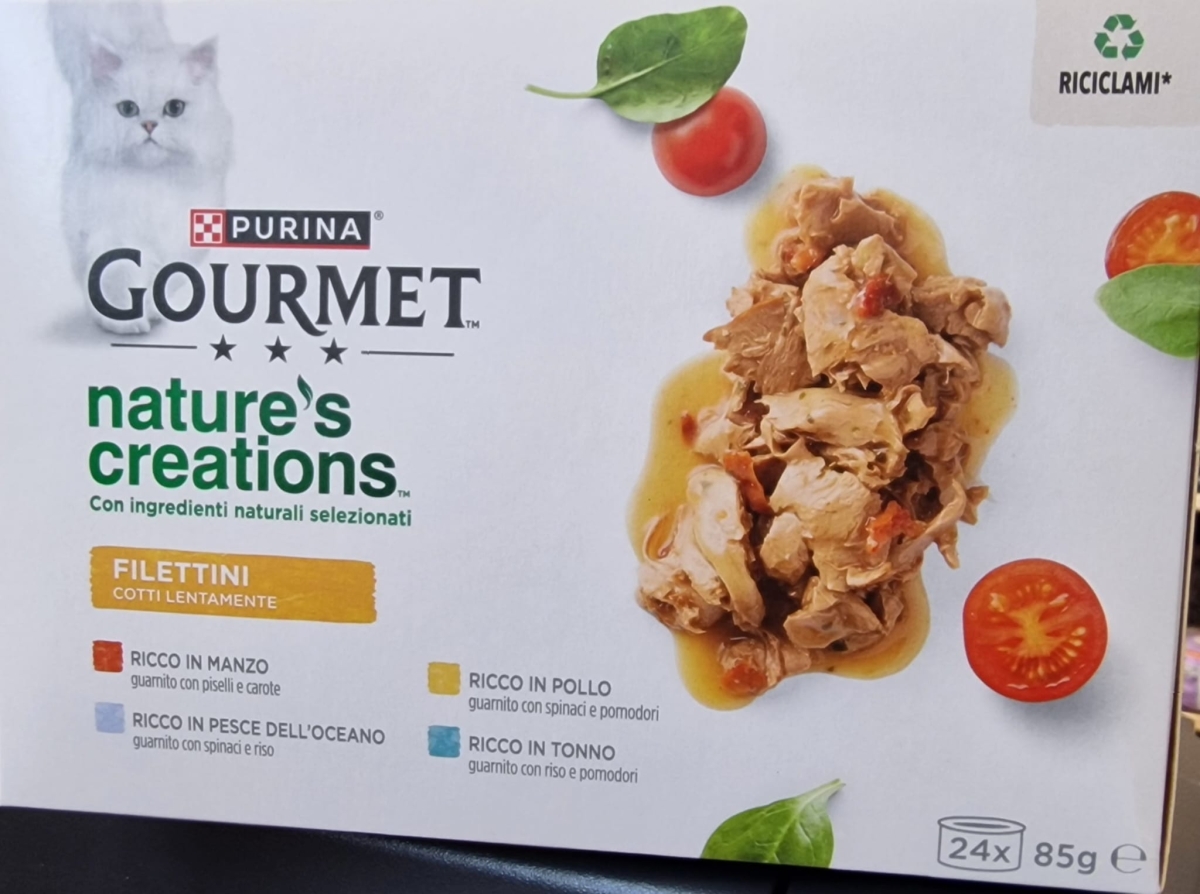 GOURMET NATURE'S CREATIONS FILETTINI PESCE & CARNE