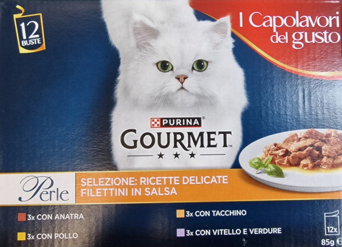 GOURMET PERLE FILETTINI IN SALSA ANATRA/POLLO/TACCHINO/VITELLO E VERDURE