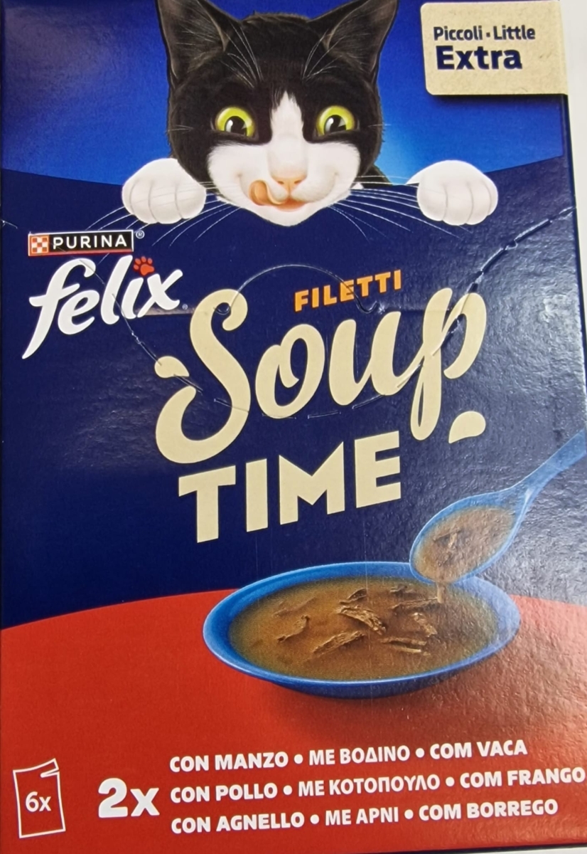 NESTLE FELIX SOUP TIME FILETTI CON MANZO/POLLO/AGNELLO