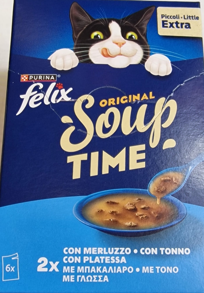 NESTLE FELIX ORIGINAL SOUP TIME CON MERLUZZO/TONNO/PLATESSA