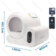 NOBLEZA LETTIERA AUTOMATICA PER GATTI SMART BIANCA