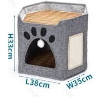 NOBLEZA CUCCIA PER GATTI COMPONIBILE CON TIRAGRAFFI