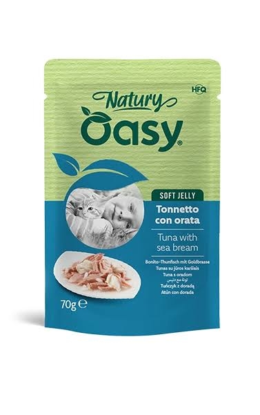 OASY WET CAT NATURY SOFT JELLY TONNETTO CON ORATA