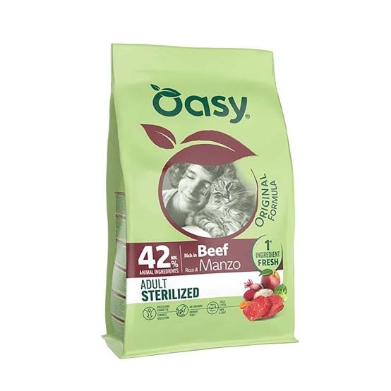 OASY DRY CAT ORIGINAL ADULT STERILIZED MANZO