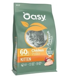 OASY DRY CAT SUPERIOR KITTEN POLLO