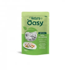 OASY WET CAT NATURY SOFT JELLY POLLO CON VERDURE
