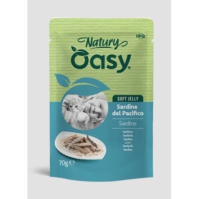 OASY WET CAT NATURY SOFT JELLY SARDINE DEL PACIFICO