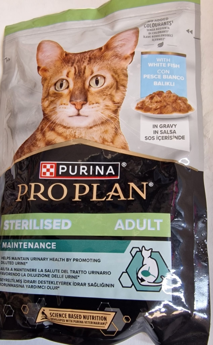 NESTLE' PURINA PRO PLAN STERILISED CAT PESCE BIANCO