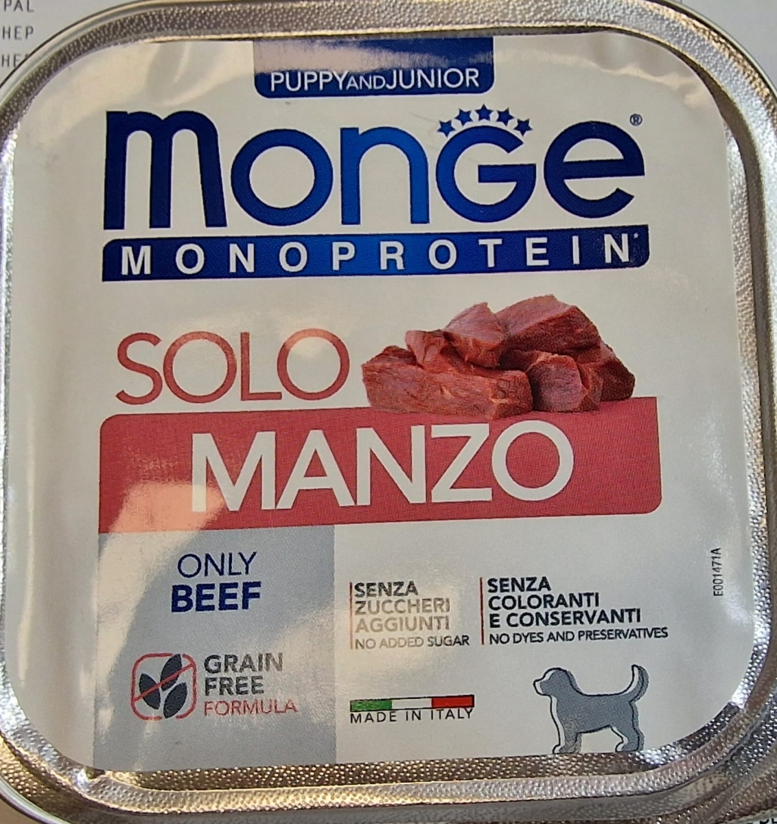 MONGE DOG PUPPY SOLO MANZO