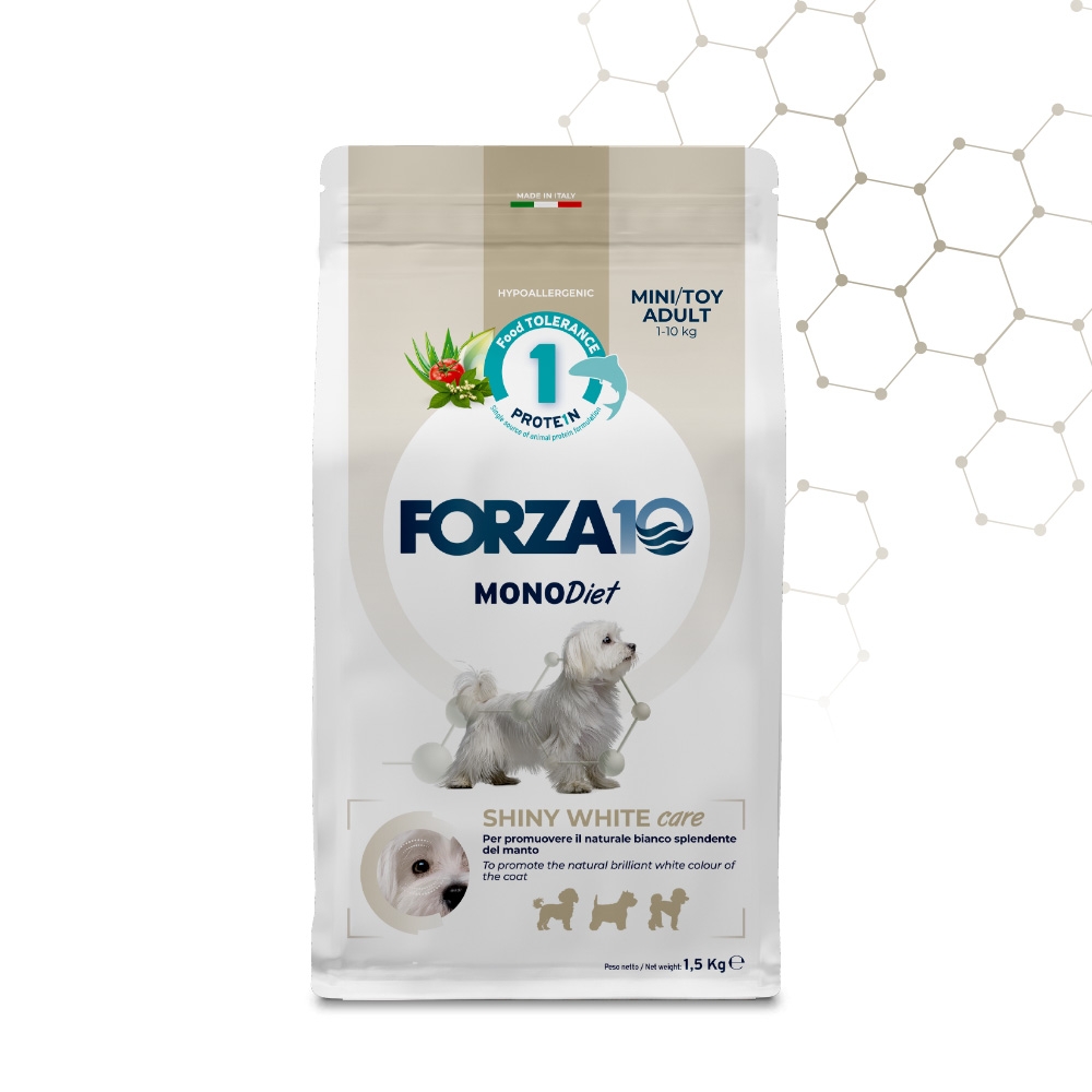 FORZA 10 DIET SHINY WHITE CARE DOG ADULT MINI/TOY PESCE DRY