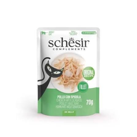 SCHESIR COMPLEMENTS + HYDRATION FILETTI JELLY POLLO CON SPIGOLA