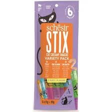 SCHESIR STIX CAT CREAMY SNACKS VARIETY PACK