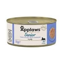 APPLAWS GATTO SENIOR IN GEL CON FILETTO DI TONNO E SARDINE