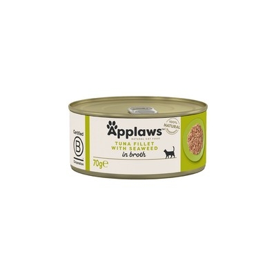 APPLAWS GATTO LATTINE IN BRODO FILETTI DI TONNO CON ALGHE