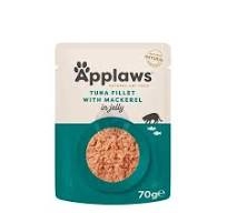 APPLAWS GATTO BUSTINA IN JELLY CON FILETTI DI TONNO CON SGOMBRO