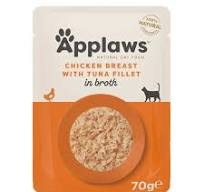 APPLAWS GATTO BUSTINA IN BRODO POLLO CON TONNO