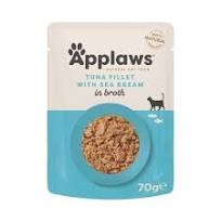 APPLAWS GATTO BUSTINA IN BRODO FILETTI DI TONNO CON ORATA