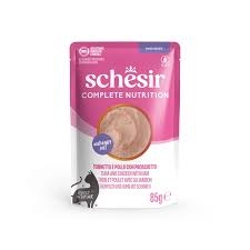SCHESIR COMPLETE NUTRITION MOUSSE TONNETTO E POLLO CON PROSCIUTTO