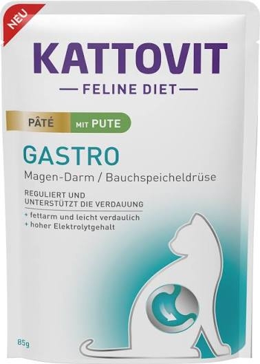 KATTOVIT FELINE DIET GASTRO PATE' TACCHINO
