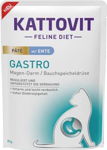 KATTOVIT FELINE DIET GASTRO PATE' ANATRA