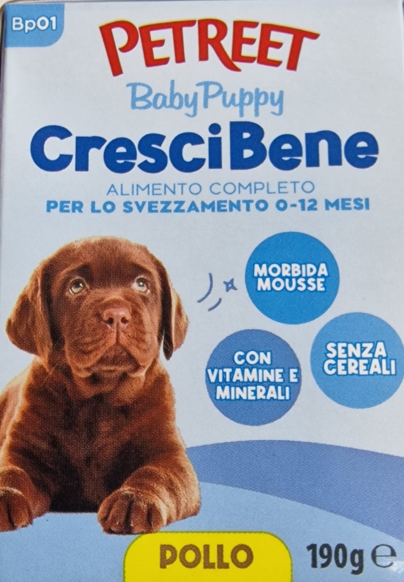 PETREET BABY PUPPY CRESCI BENE POLLO BP01