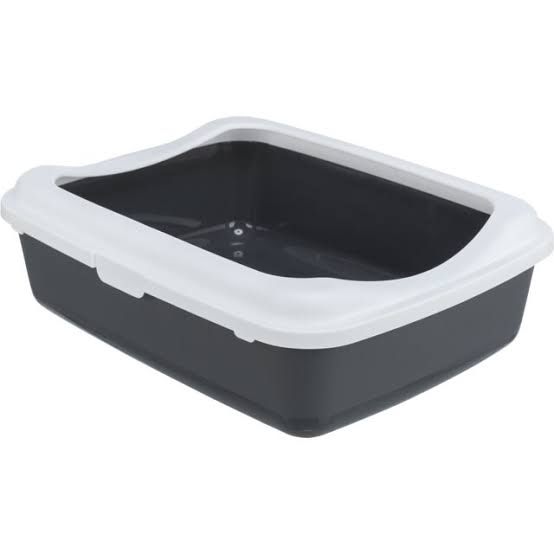 TRIXIE BE ECO CASSETTA IGIENICA CON CORNICE GRIGIO/BIANCO