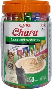 CIAO CHURU SNACK CREMOSI TONNO E POLLO VARIETIES