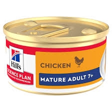 HILL'S SCIENCE PLAN GATTO MATURE ADULT 7 + SOFT MOUSSE POLLO