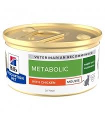 HILL'S PRESCRIPTION DIET GATTO MOUSSE METABOLIC POLLO