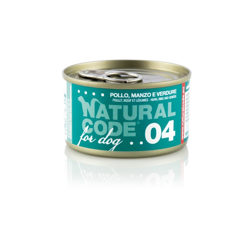 04 NATURAL CODE DOG POLLO MANZO E VERDURE