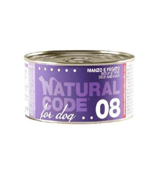 08 NATURAL CODE DOG MANZO E FEGATO