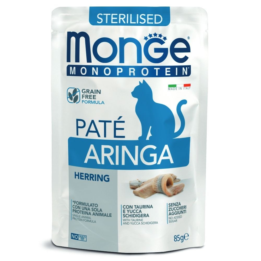 MONGE MONOPROTEIN STERILISED PATE' ARINGA